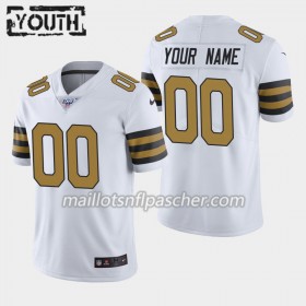 Maillot New Orleans Saints Custom Nike Blanc I 100th - Enfant